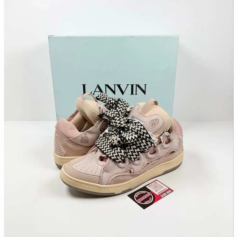 Size 45EU/12US - Lanvin Curb Pink Sneakers